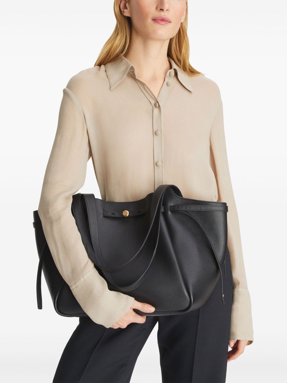 Borsa tote Romy in nero Tory Burch - donna 