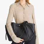 Borsa tote Romy in nero Tory Burch - donna 