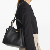 Borsa a mano romy in nero tory burch - donna 