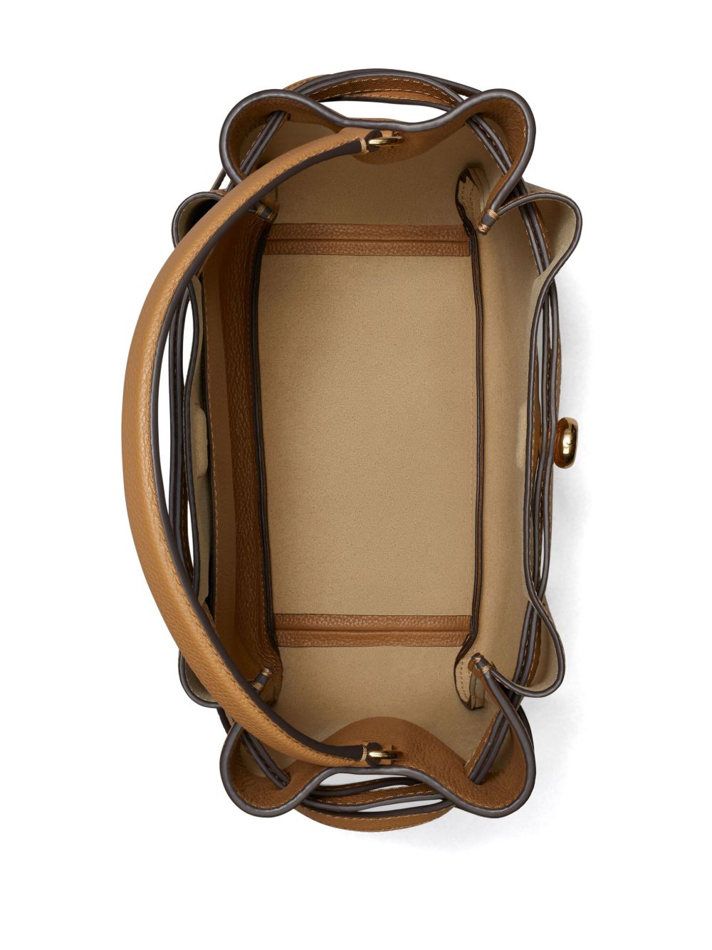 Borsa a mano romy in beige tory burch - donna 