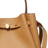 Borsa a mano romy in beige tory burch - donna 