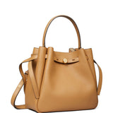 Borsa a mano romy in beige tory burch - donna 