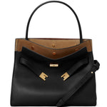 Borsa a mano Lee Radziwill small in nero Tory Burch - donna 