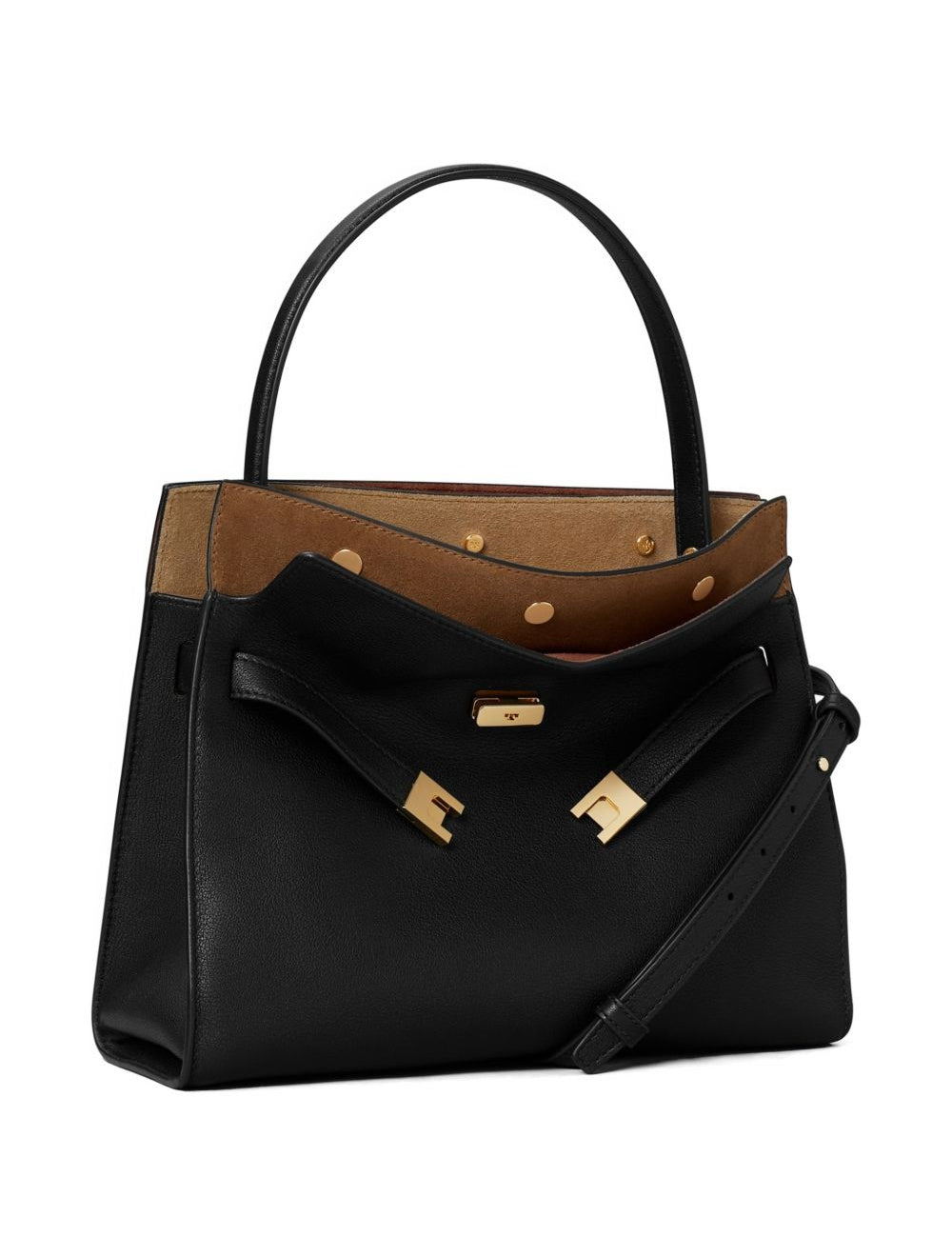 Borsa a mano Lee Radziwill small in nero Tory Burch - donna 
