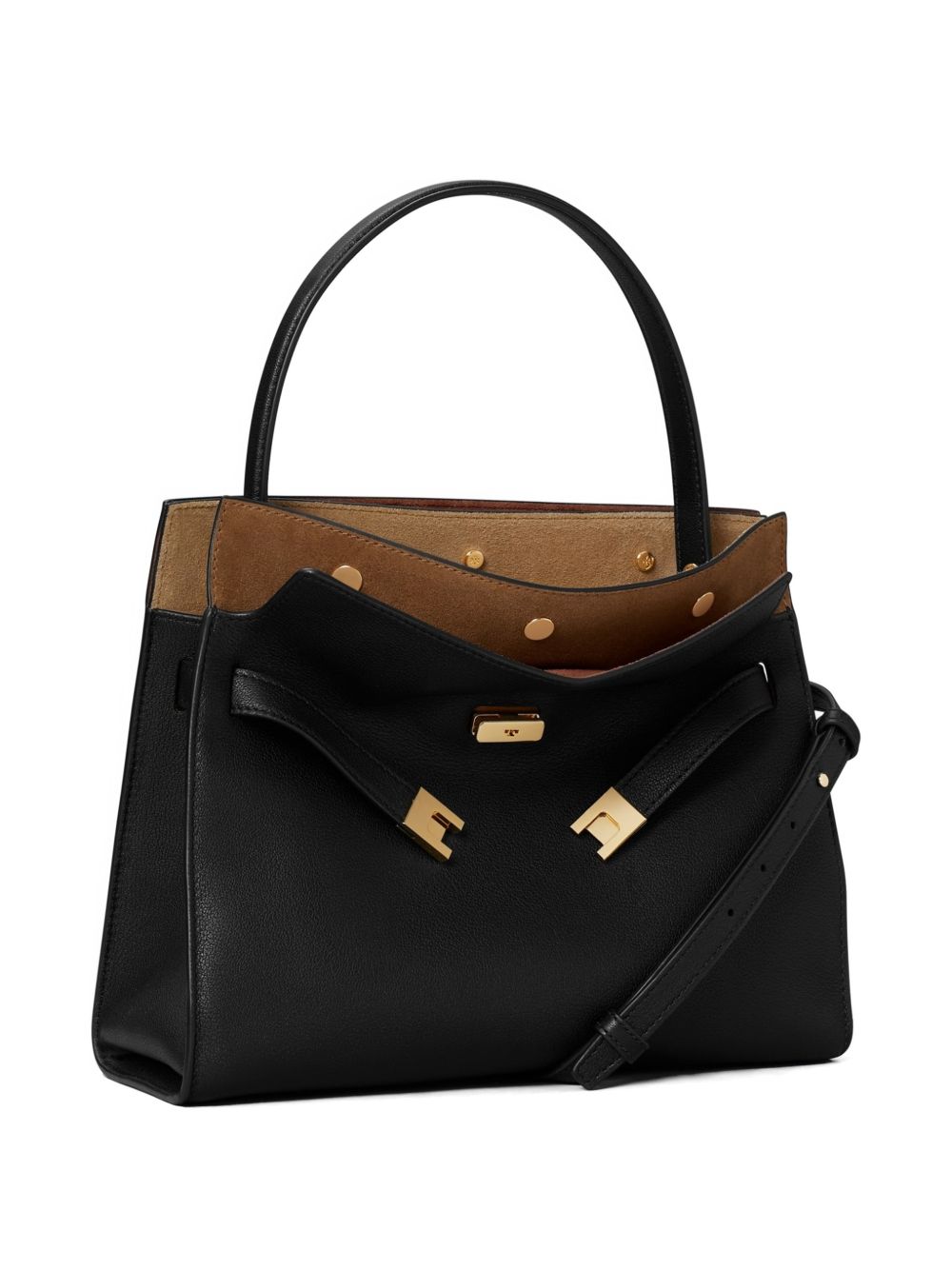 Borsa a mano Lee Radziwill small in nero Tory Burch - donna 