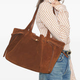 Borsa tote in suede Romy Tory Burch - donna 
