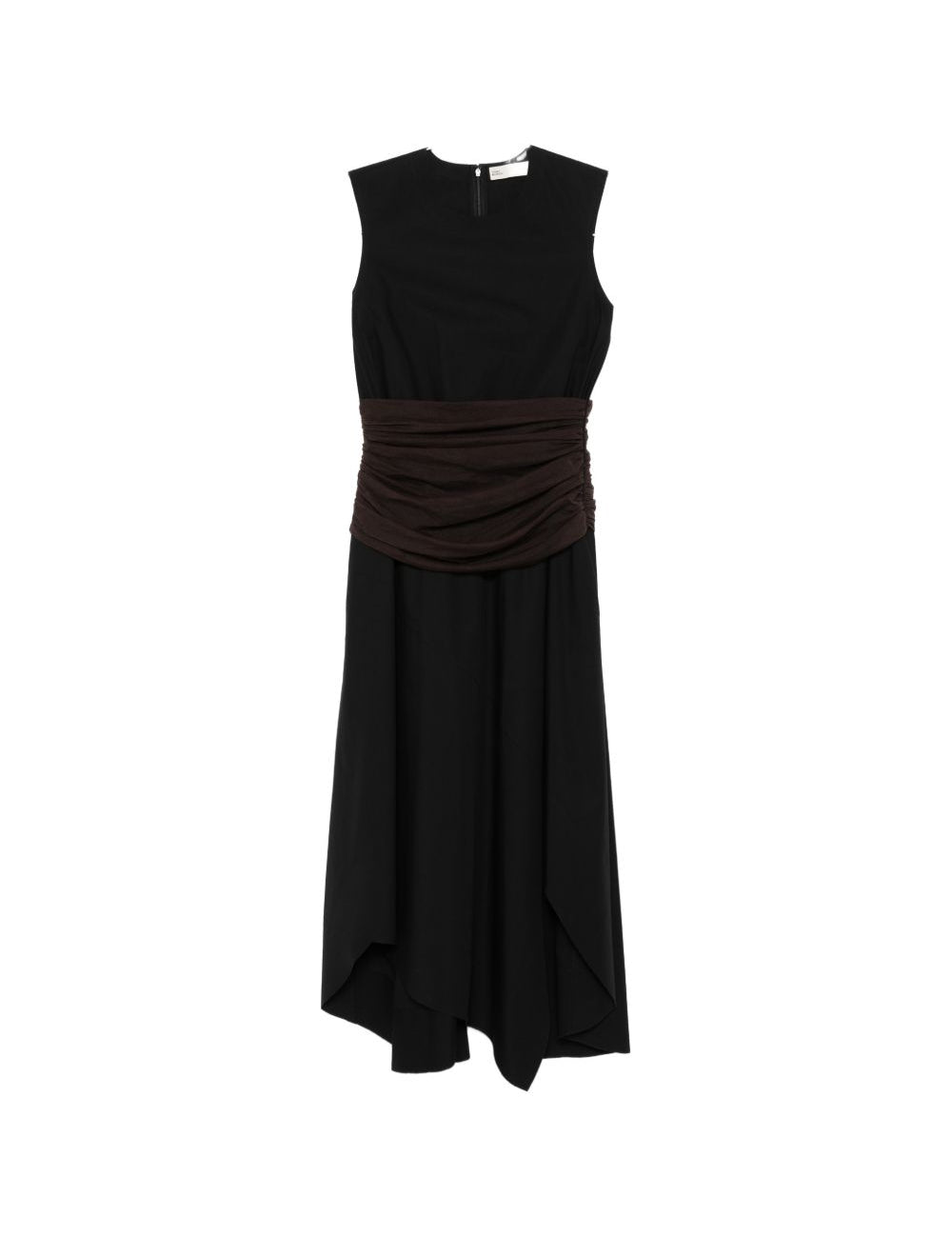 Abito midi smanicato in nero Tory Burch - donna 