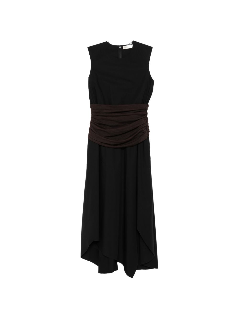 Abito midi smanicato in nero Tory Burch - donna 