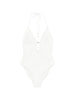 Tory Burch white logo plaque swimsuit - women