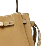 Borsa a mano Romy in beige Tory Burch - donna 