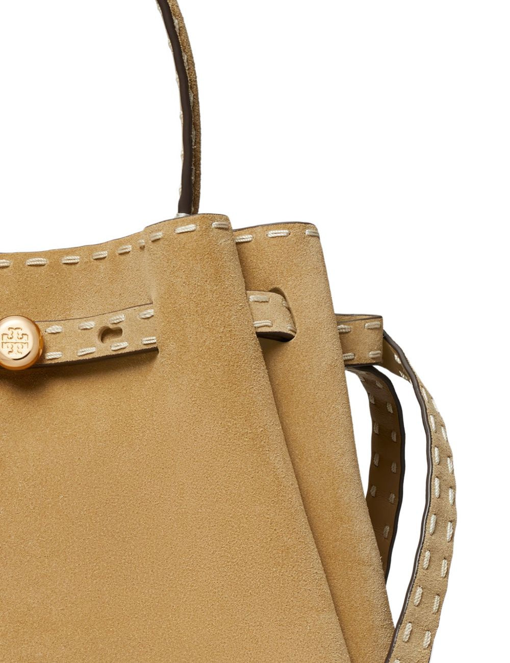 Borsa a mano Romy in beige Tory Burch - donna 