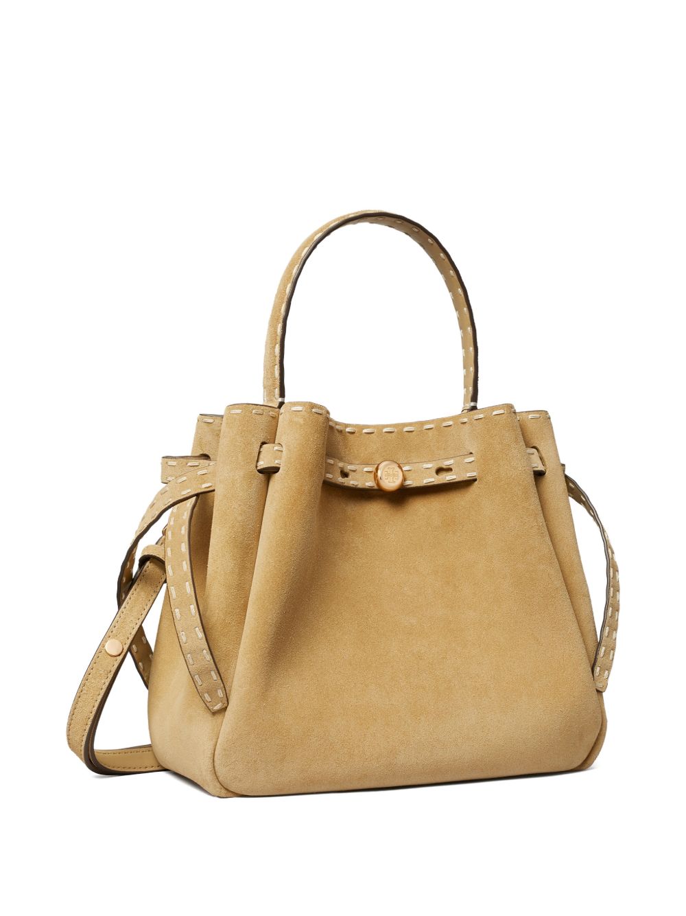 Borsa a mano Romy in beige Tory Burch - donna 