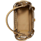Borsa a mano Romy in beige Tory Burch - donna 