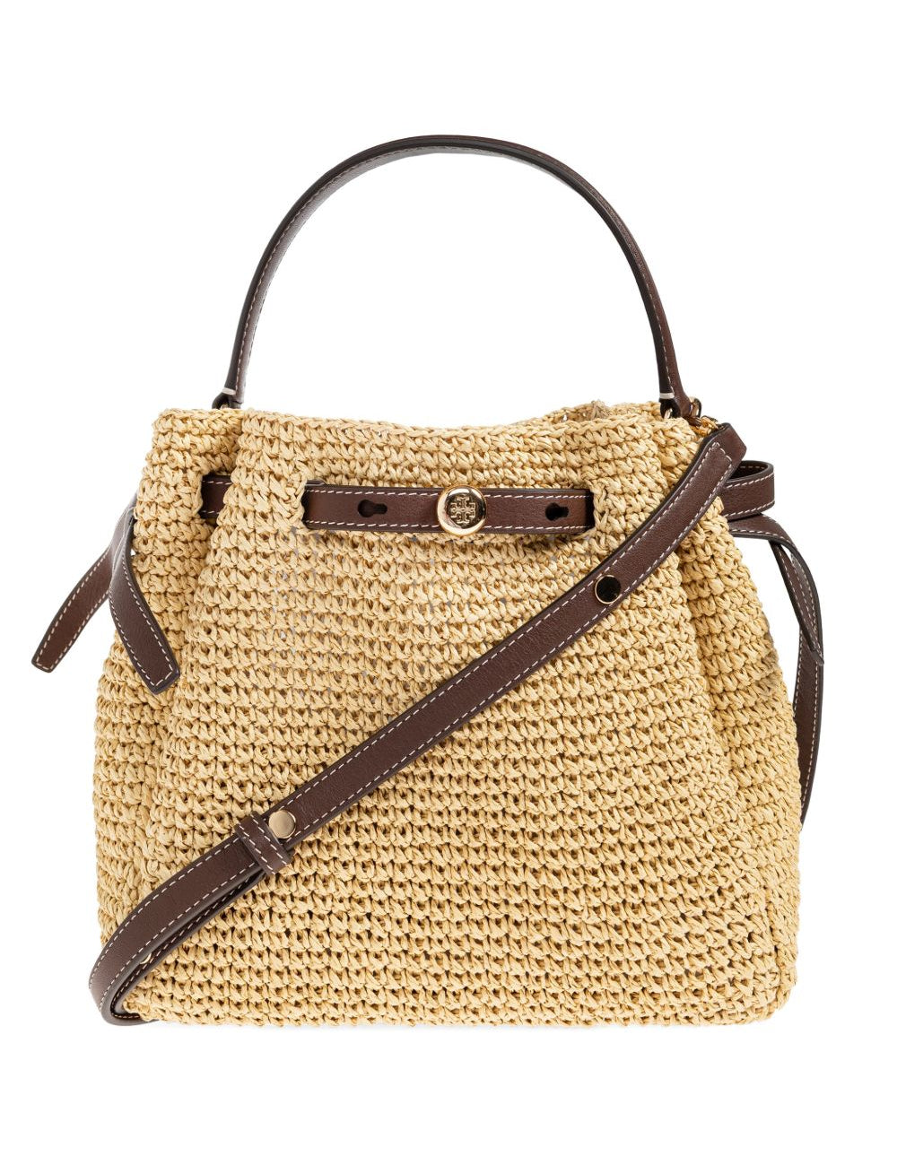 Borsa a mano Romy in beige Tory Burch - donna 