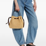 Borsa a mano Romy in beige Tory Burch - donna 