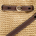 Borsa a mano Romy in beige Tory Burch - donna 