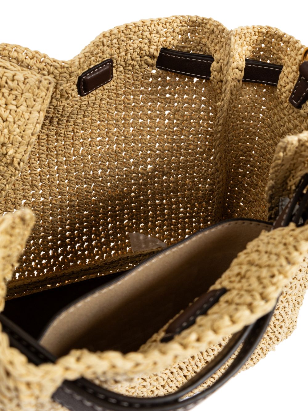 Borsa a mano Romy in beige Tory Burch - donna 