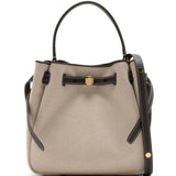 Borsa a secchiello Romy in beige Tory burch - donna 