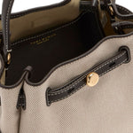 Borsa a secchiello Romy in beige Tory burch - donna 