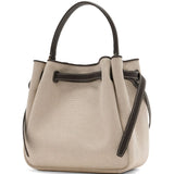 Borsa a secchiello Romy in beige Tory burch - donna 