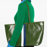 Borsa tote the racer in verde tory burch - donna 