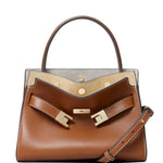 Borsa a mano Lee Radziwill petite in marrone Tory Burch - donna 