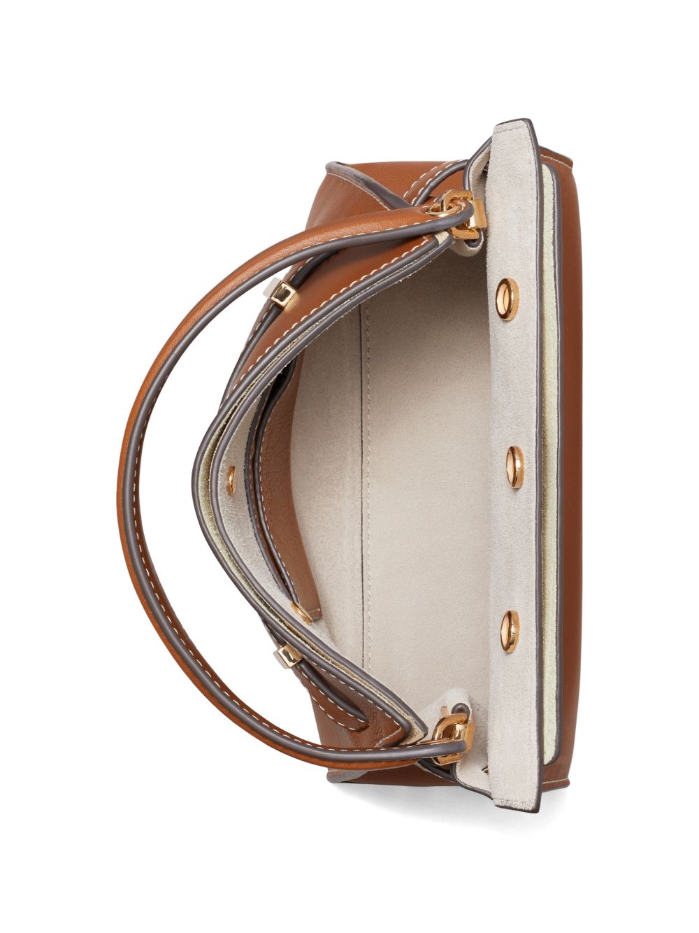 Borsa a mano Lee Radziwill petite in marrone Tory Burch - donna 