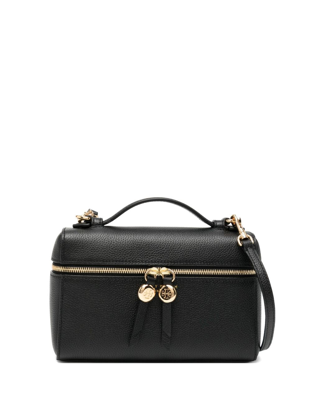 Borsa a mano slim in nero tory burch - donna 