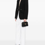 Borsa a mano slim in nero tory burch - donna 