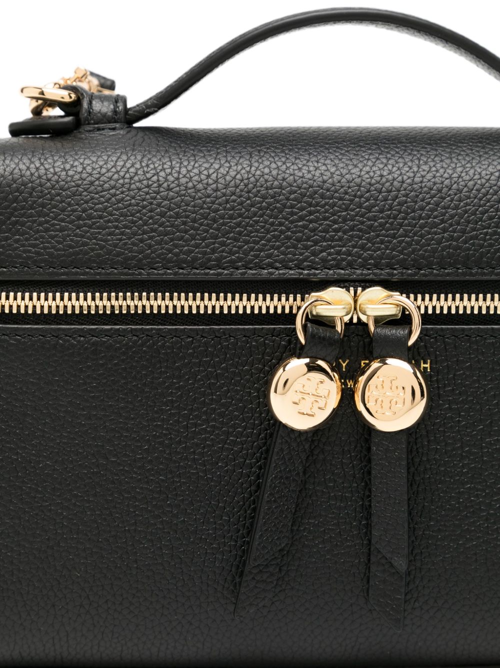 Borsa a mano slim in nero tory burch - donna 