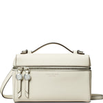 Borsa a mano slim in avorio tory burch - donna 