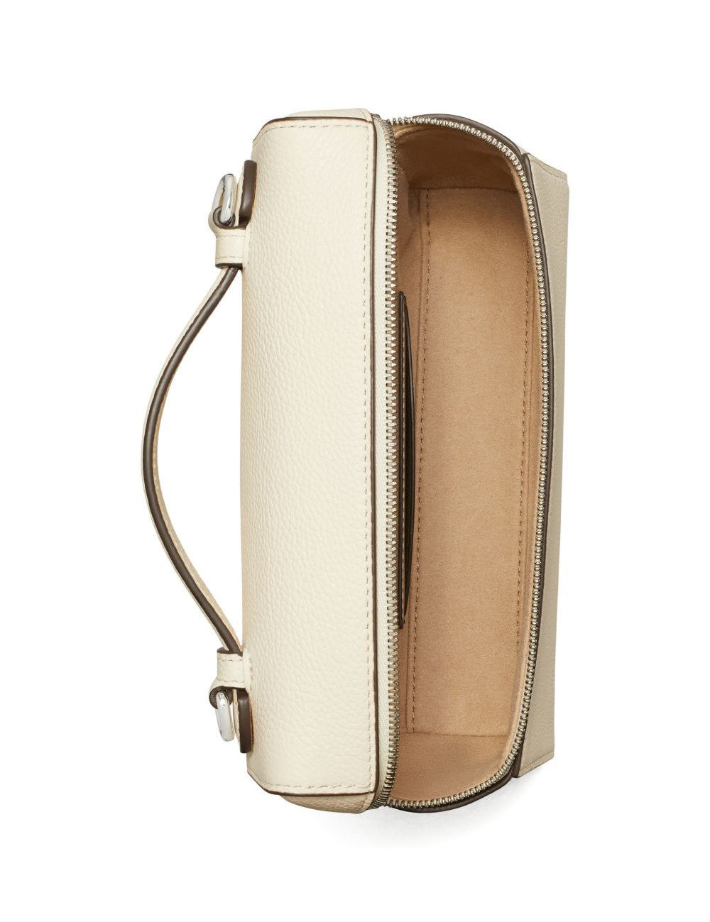 Borsa a mano slim in avorio tory burch - donna 