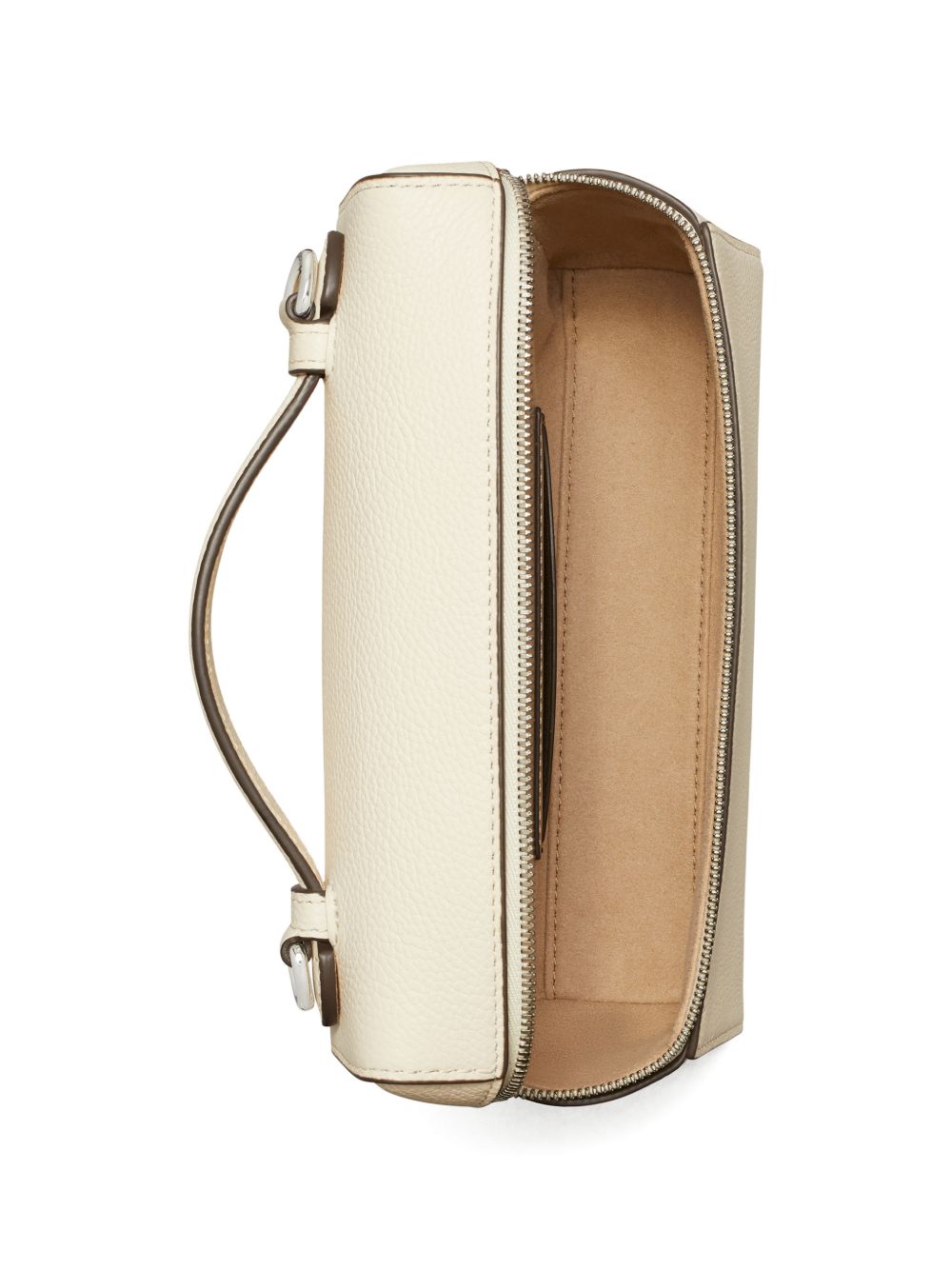 Borsa a mano slim in avorio tory burch - donna 