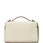 Borsa a mano slim in avorio tory burch - donna 