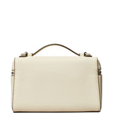 Borsa a mano slim in avorio tory burch - donna 