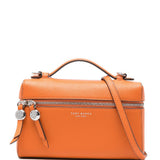 Borsa a mano slim in arancione tory burch - donna 