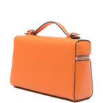 Borsa a mano slim in arancione tory burch - donna 