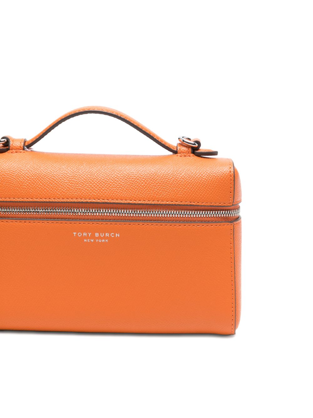 Borsa a mano slim in arancione tory burch - donna 