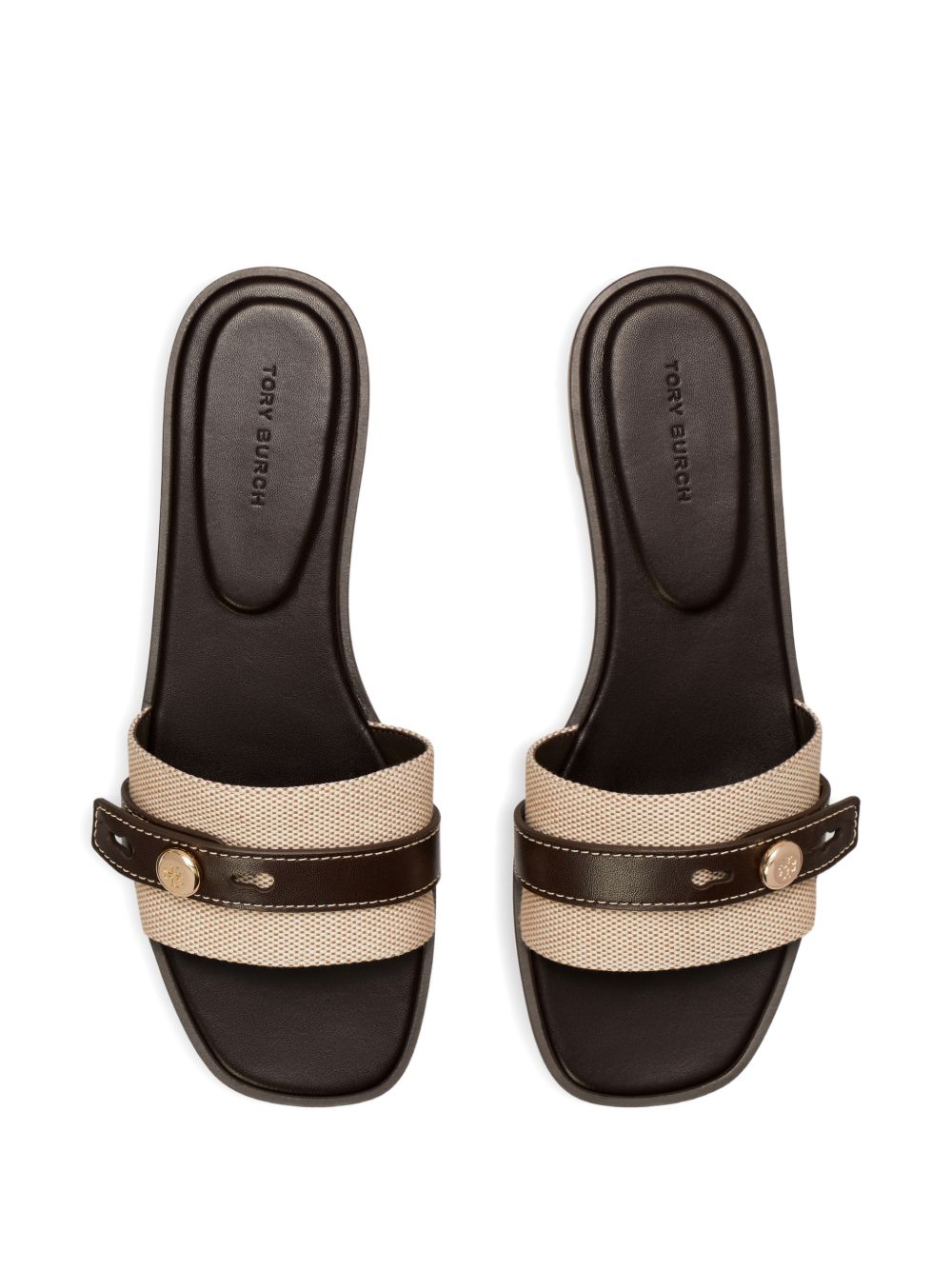 Ciabatte Romy  in marrone Tory burch - donna 