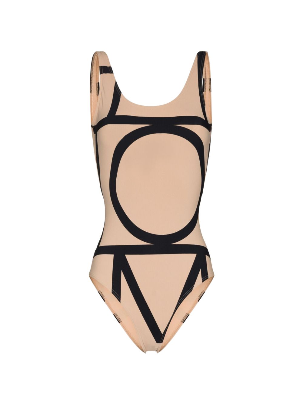Costume intero con stampa in beige Toteme - donna 