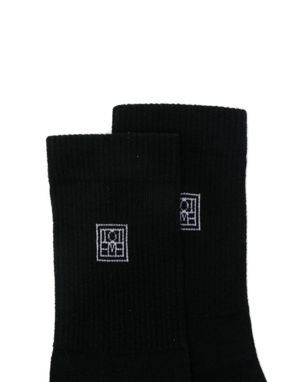 Calzini con logo set da due Toteme - donna 