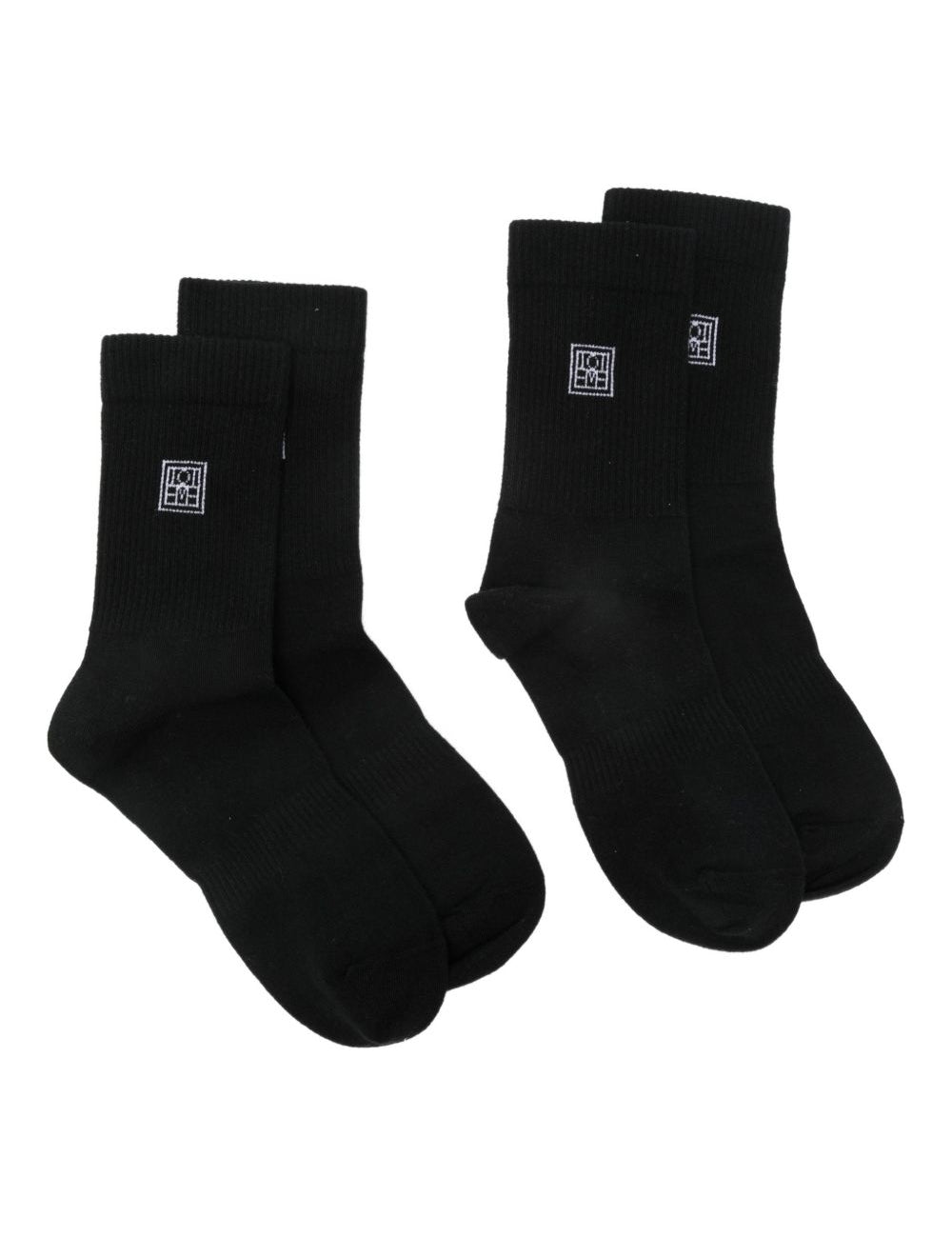 Calzini con logo set da due Toteme - donna 