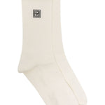 Calzini con logo in avorio Toteme - donna 