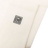 Calzini con logo in avorio Toteme - donna 