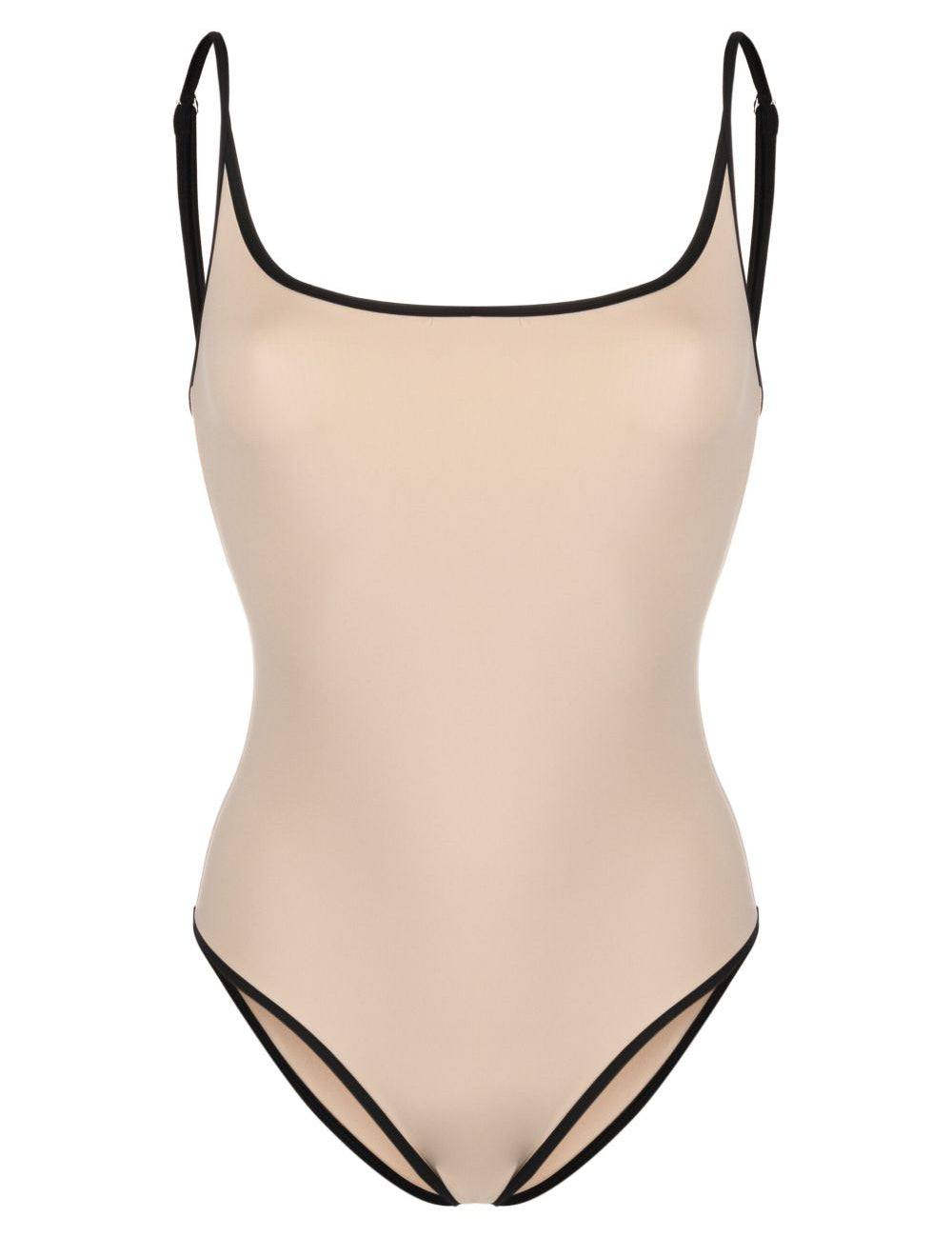 Costume intero con spalline sottili in beige Toteme - donna 