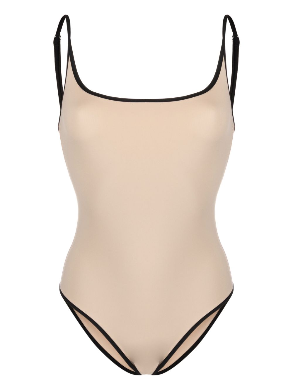 Costume intero con spalline sottili in beige Toteme - donna 
