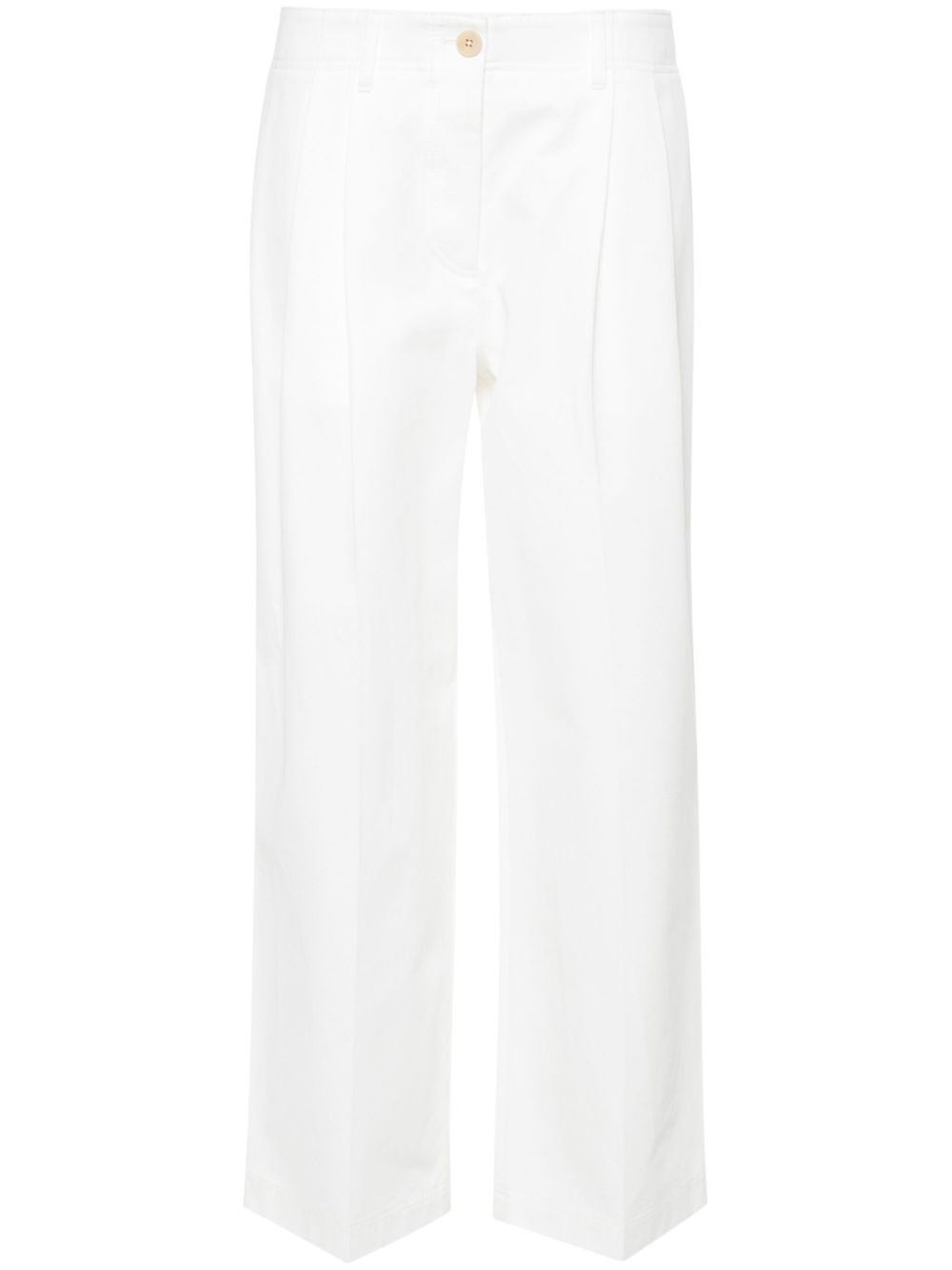 Pantaloni dritta in bianco Toteme - donna 