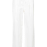 Pantaloni dritta in bianco Toteme - donna 