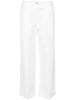 Pantaloni dritta in bianco Toteme - donna