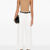 Pantaloni dritta in bianco Toteme - donna 